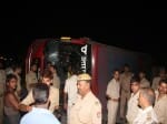 Volvo bus turnaround , two killed , 25 injured